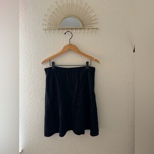 Y2K The Limited Black Midi A-Line Skirt for Work